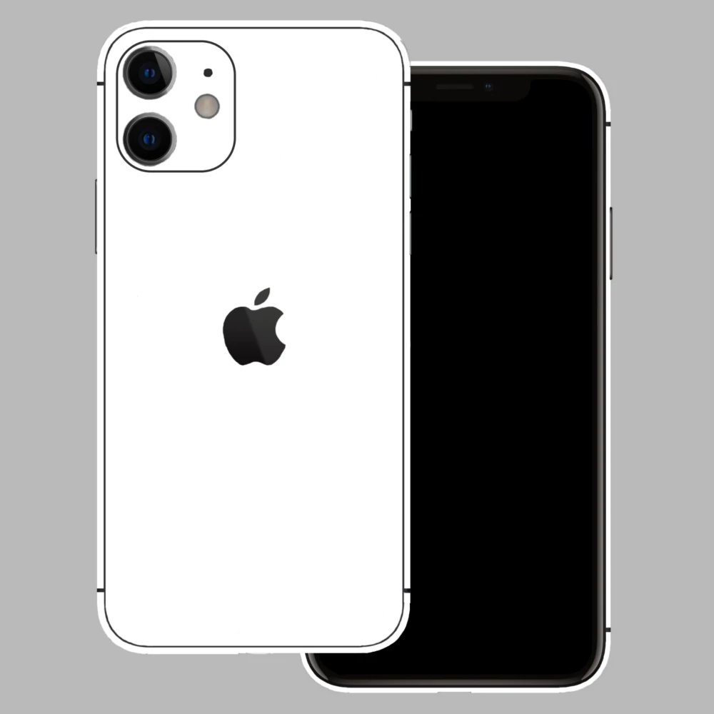 iPhone 11 - Matt fehér hátlap fólia