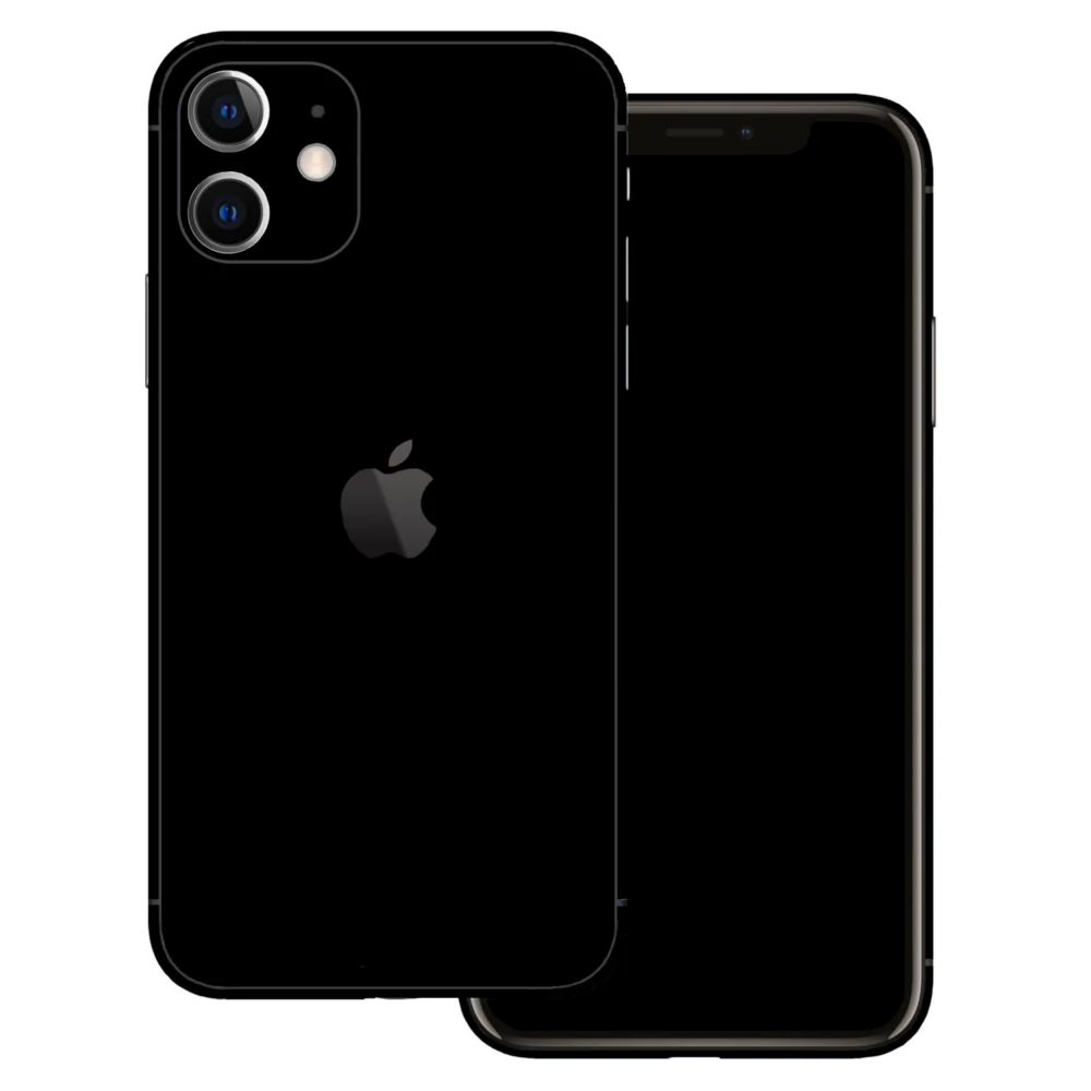 iPhone 11 - Matt fekete hátlap fólia