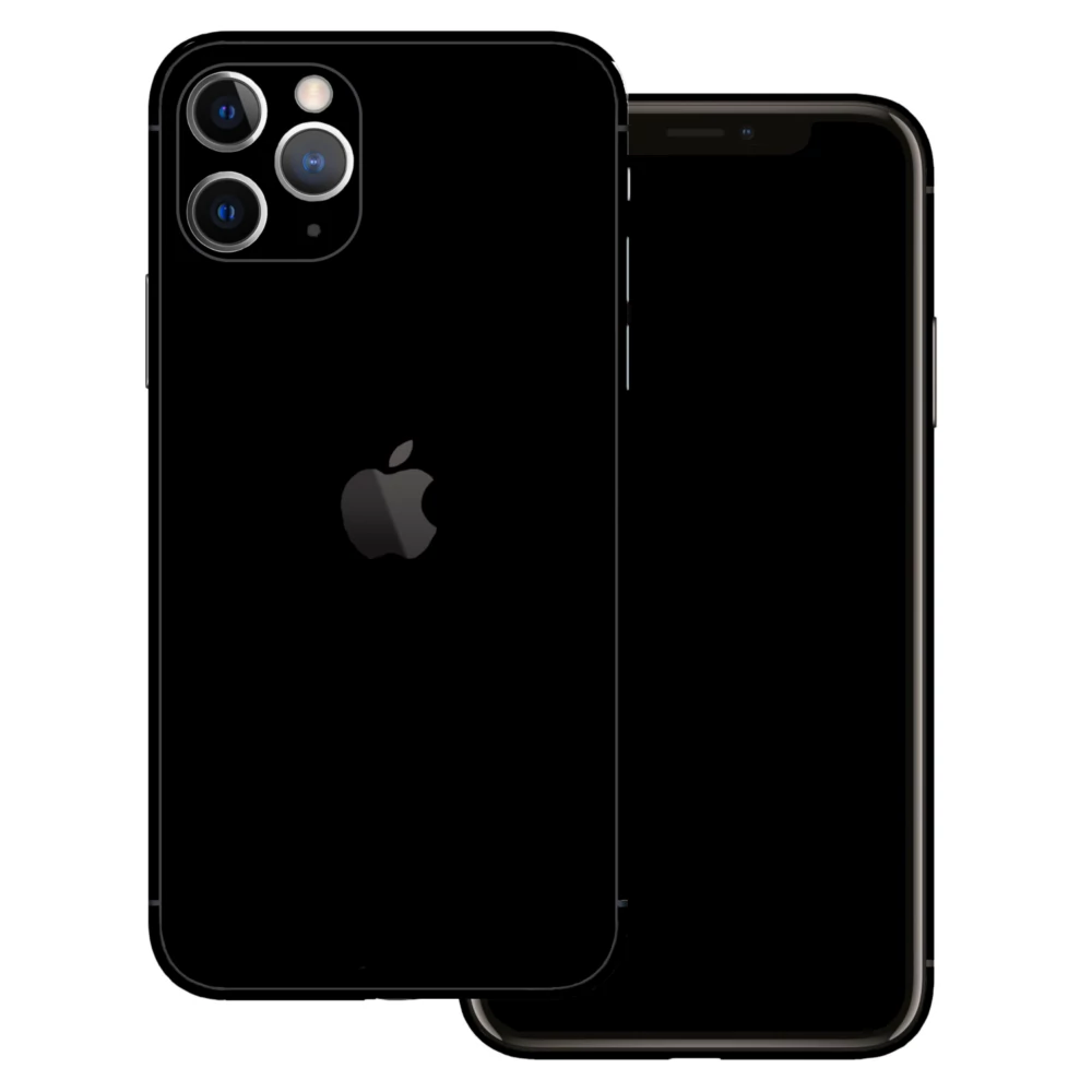 iPhone 11 Pro - Matt fekete hátlap fólia