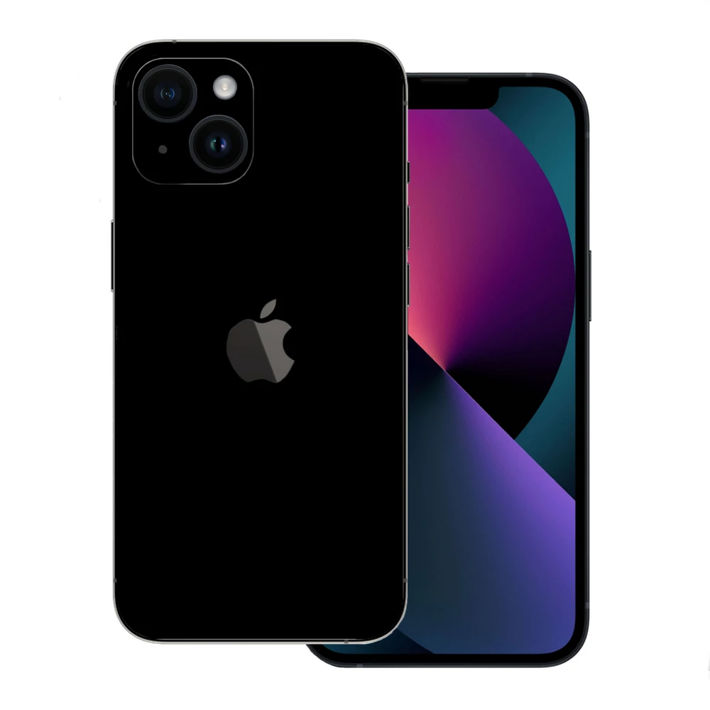 iPhone 15 Plus - Matt fekete hátlap fólia