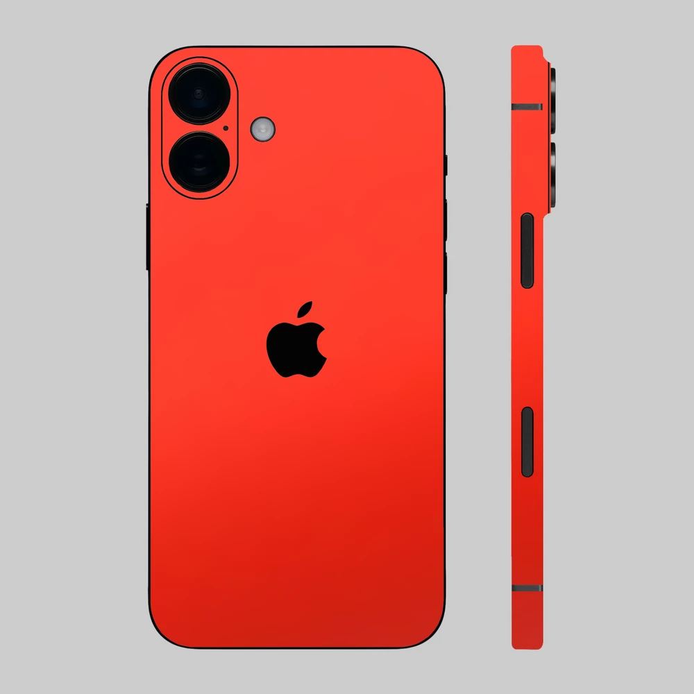 iPhone 16 Plus - Matt mandarin hátlap fólia