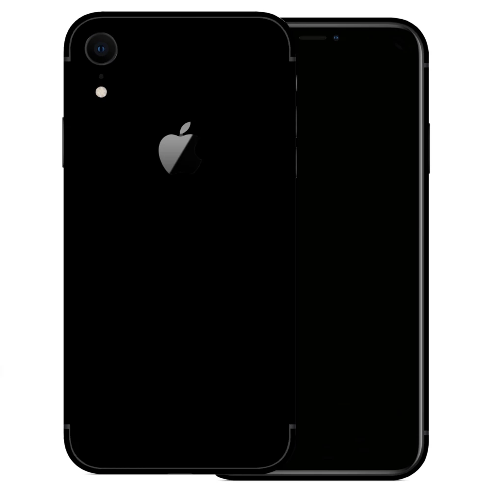 iPhone XR - Matt fekete hátlap fólia