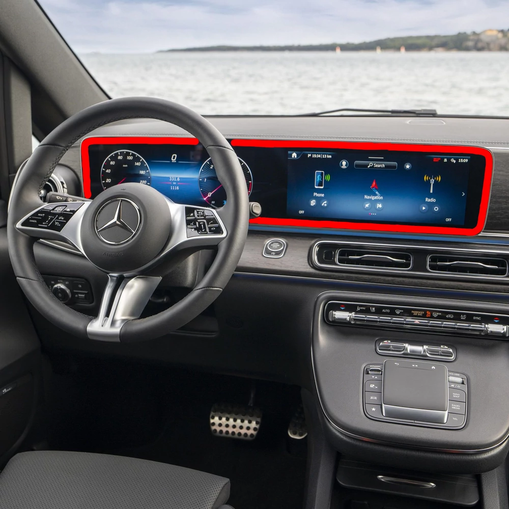 Mercedes-Benz V-osztály ( 2025 ) - Kijelzővédő fólia