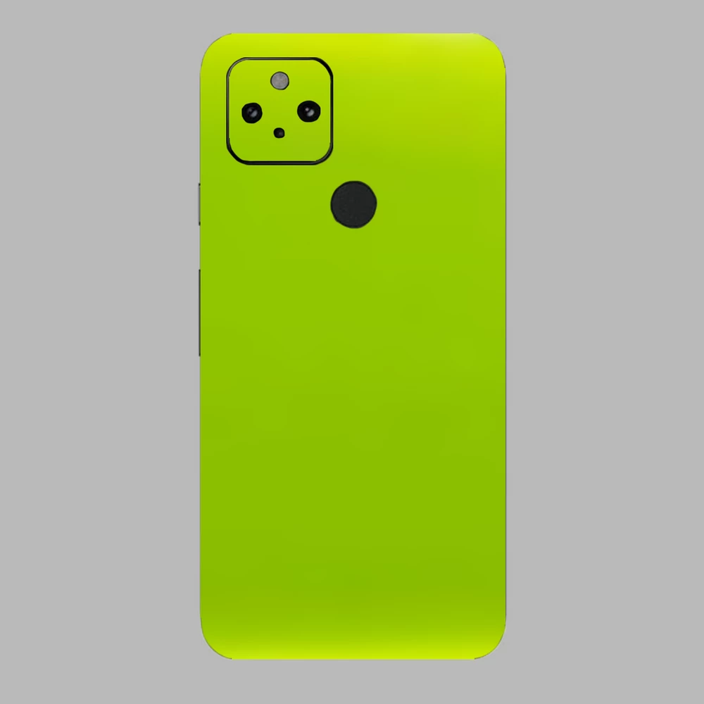 Pixel 5 - Fényes metál lime hátlap fólia