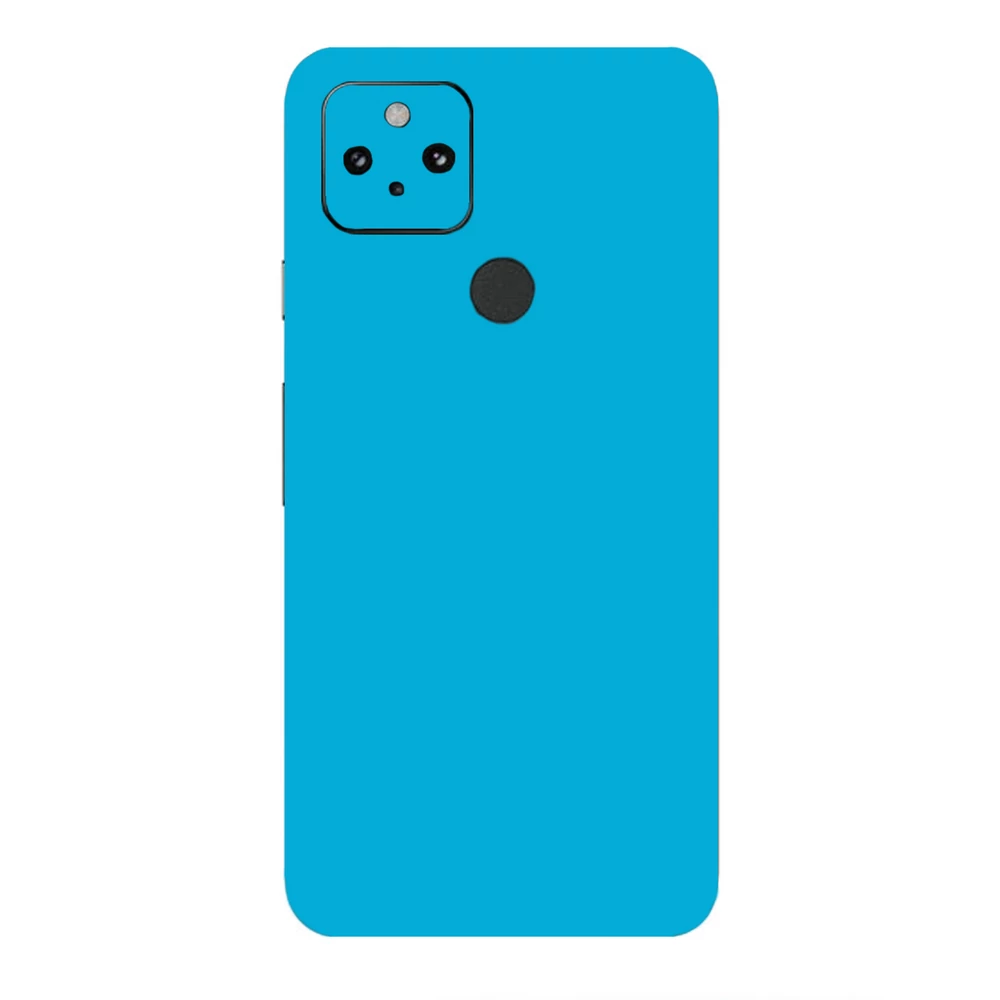 Pixel 5 - Fényes metál világoskék hátlap fólia