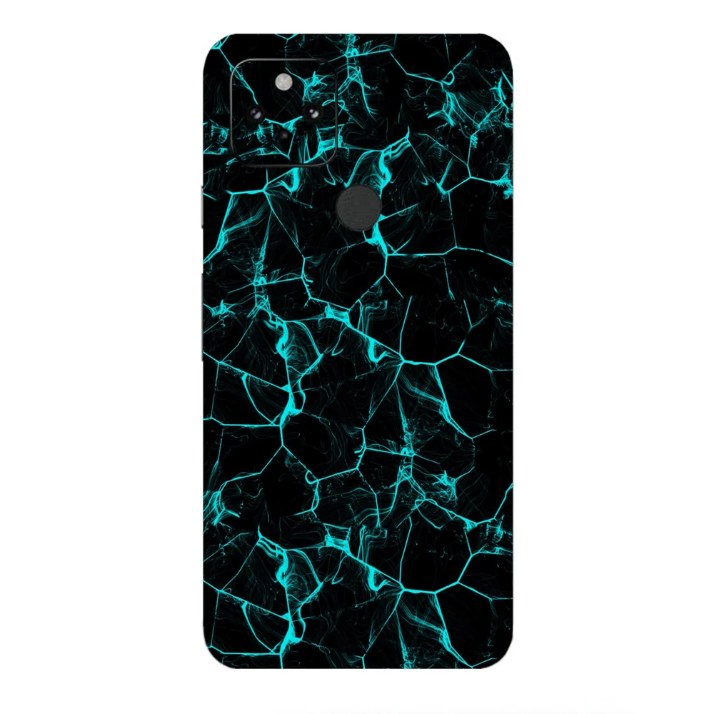 Pixel 5 - Kék füstcsíkos hátlap fólia