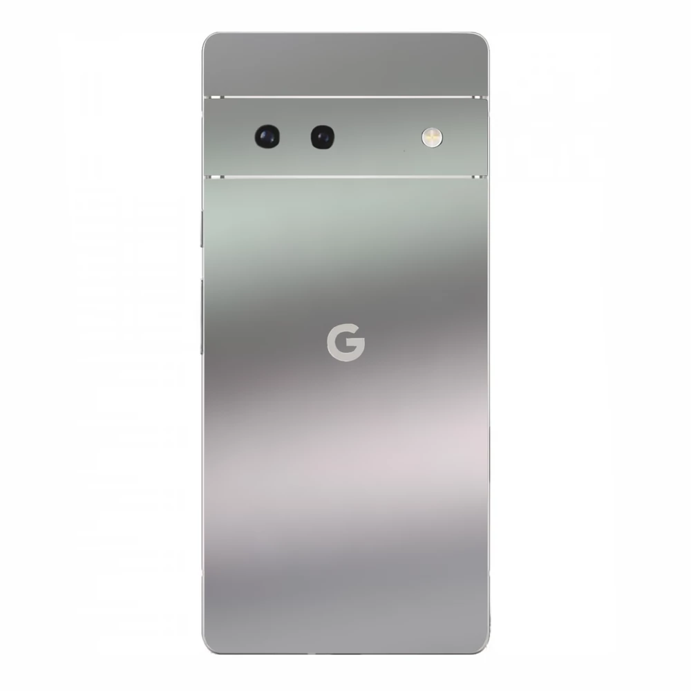 Pixel 6 - Matt króm ezüst hátlap fólia