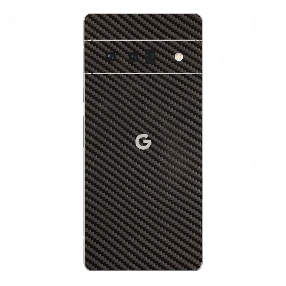 Pixel 6 Pro - 3D fekete karbon hátlap fólia