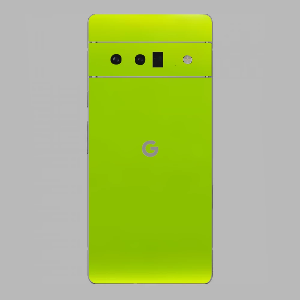 Pixel 6 Pro - Fényes metál lime hátlap fólia