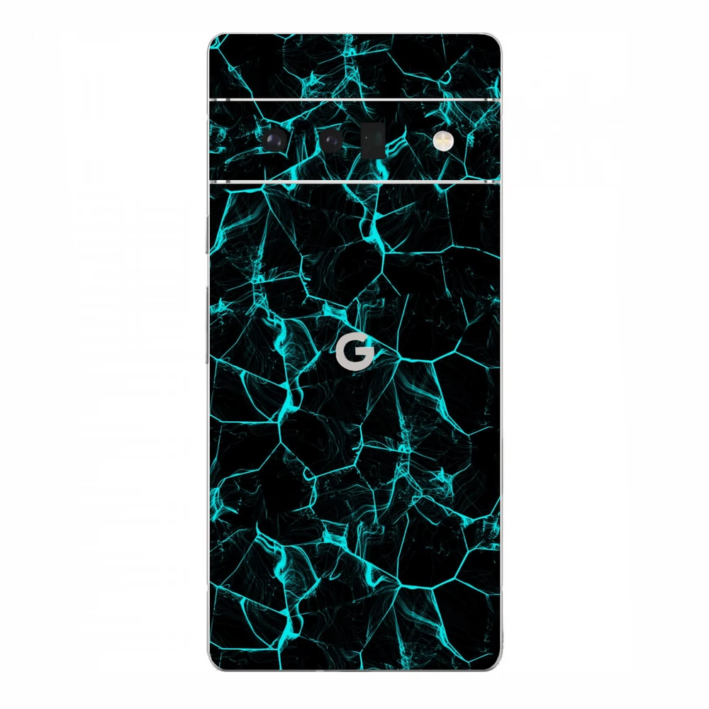 Pixel 6 Pro - Kék füstcsíkos hátlap fólia