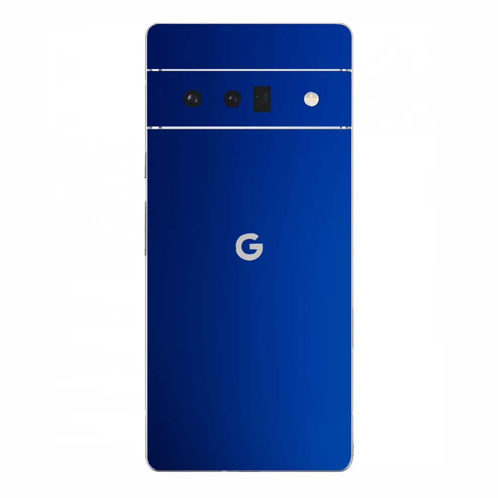 Pixel 6 Pro - Matt króm sötétkék hátlap fólia