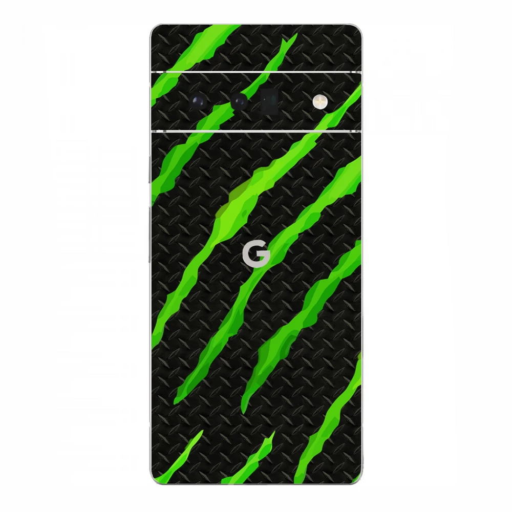 Pixel 6 Pro - Zöld karmolásos hátlap fólia