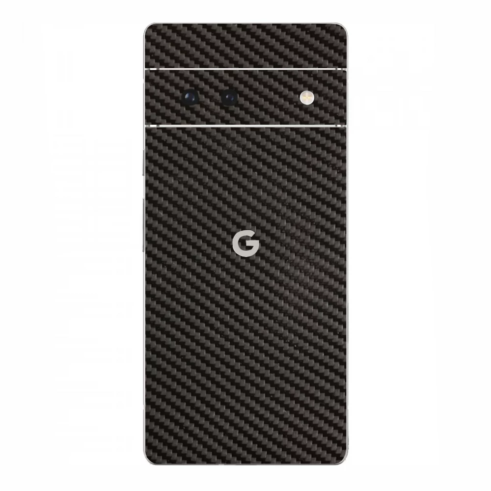 Pixel 6A - 3D fekete karbon hátlap fólia