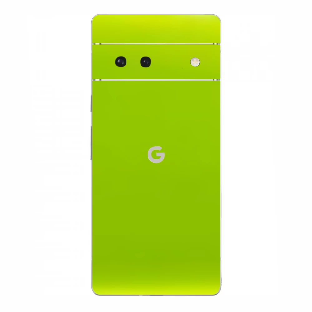 Pixel 6A - Fényes metál lime hátlap fólia