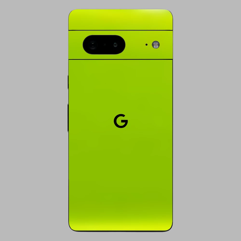 Pixel 7 - Fényes metál lime hátlap fólia