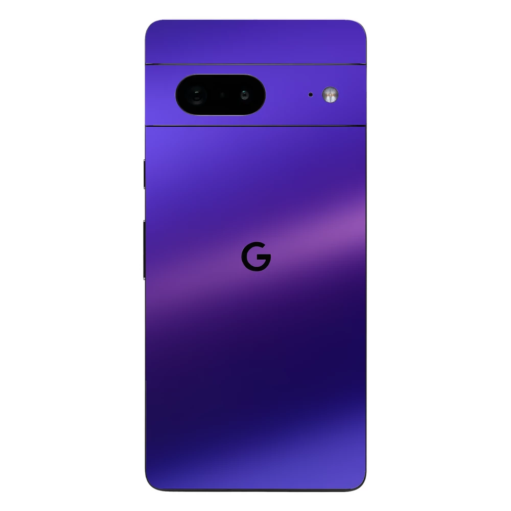 Pixel 7 - Matt króm szatén lila hátlap fólia