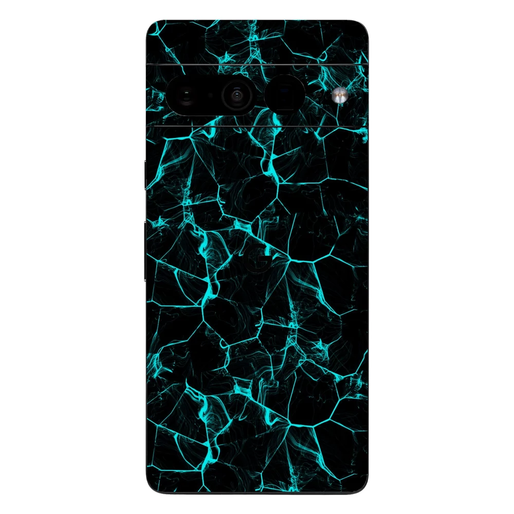 Pixel 7 Pro - Kék füstcsíkos hátlap fólia