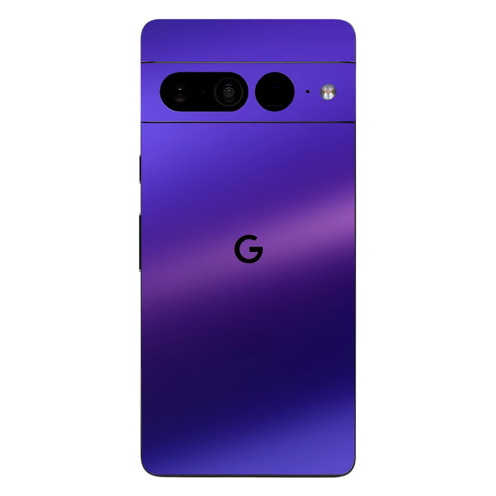 Pixel 7 Pro - Matt króm szatén lila hátlap fólia