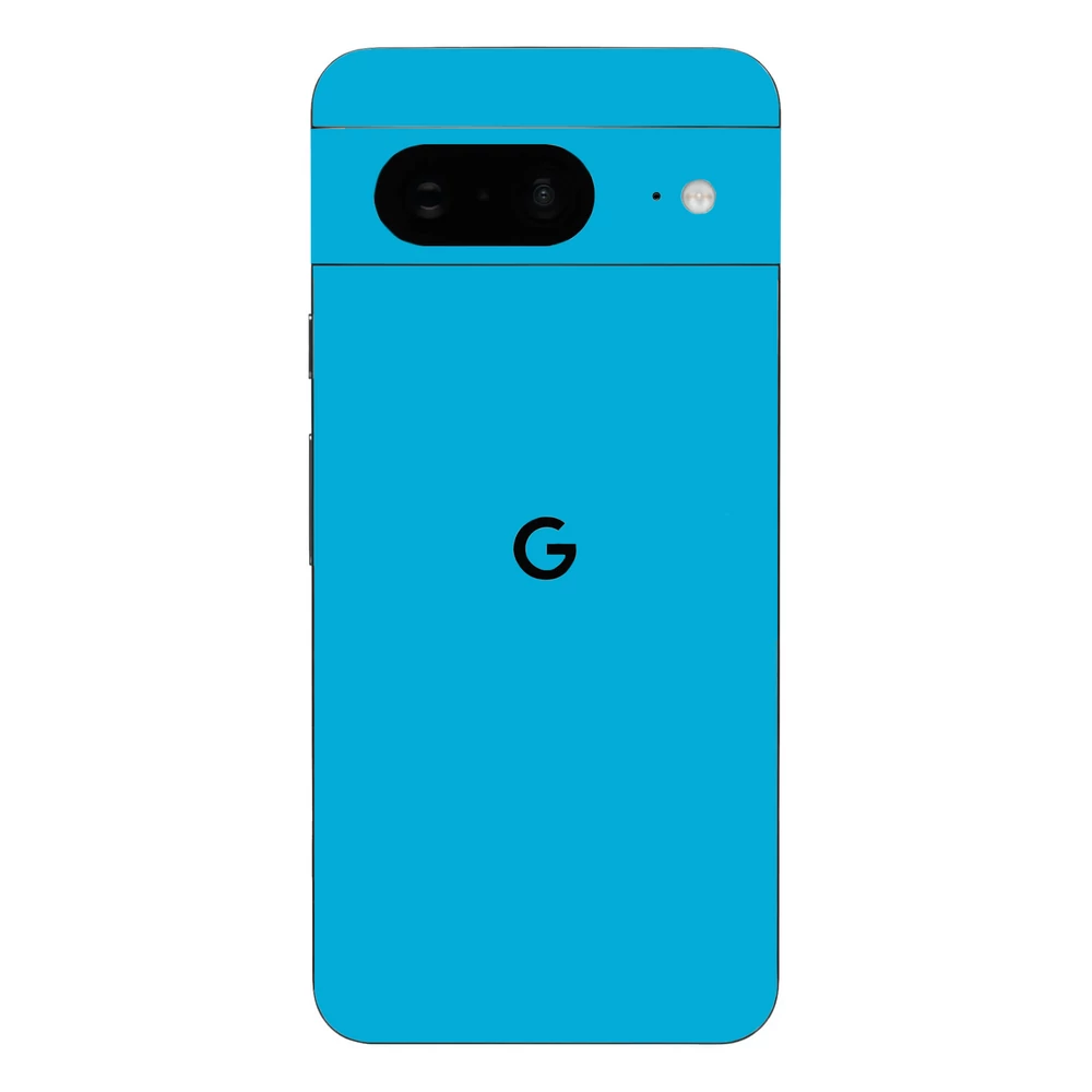 Pixel 8 - Fényes metál világoskék hátlap fólia