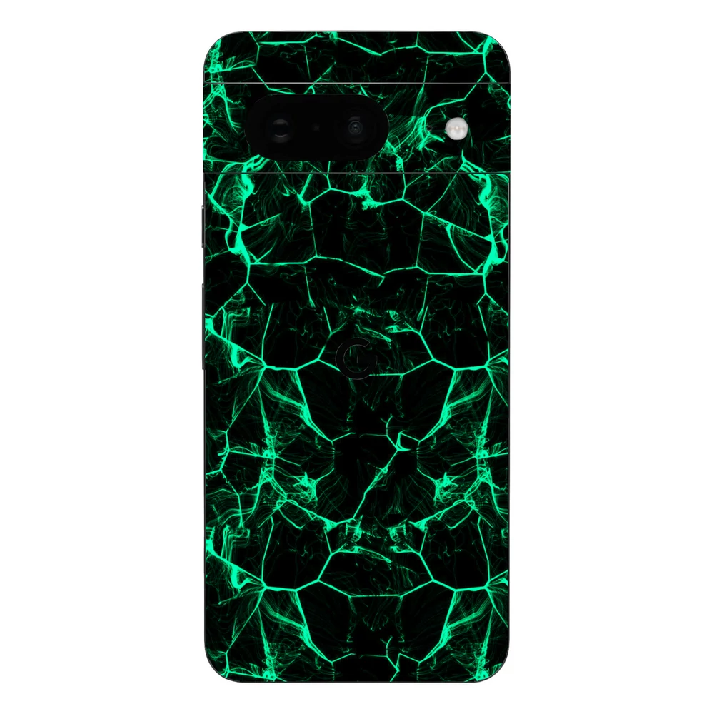 Pixel 8 - Zöld füstcsíkos hátlap fólia