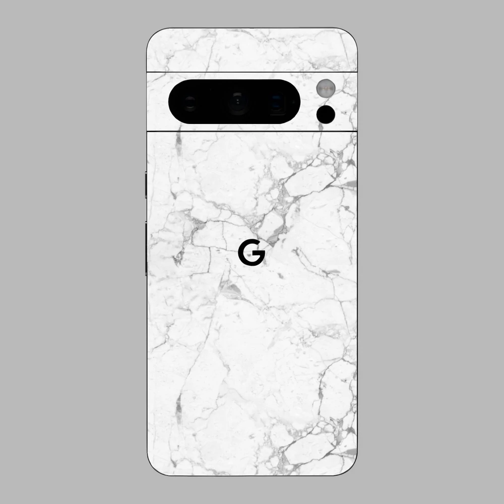 Pixel 8 Pro - Fehér márvány mintás hátlap fólia