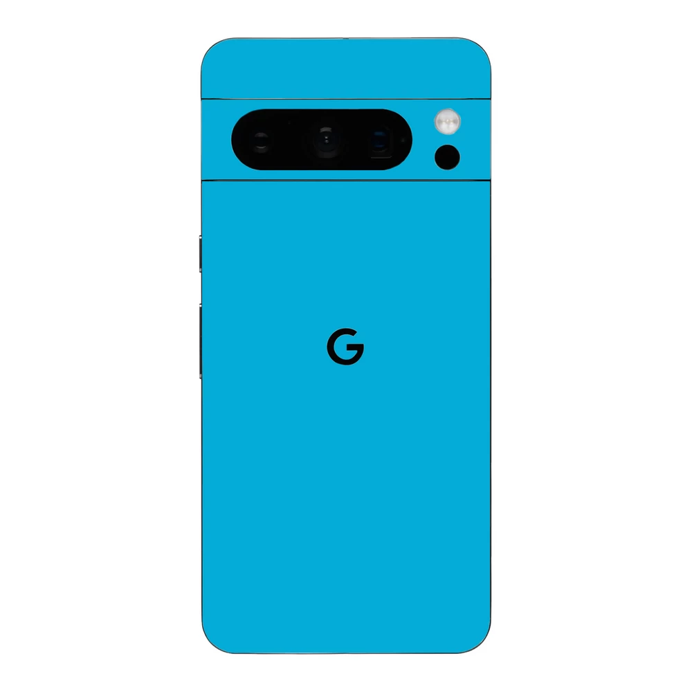 Pixel 8 Pro - Fényes metál világoskék hátlap fólia