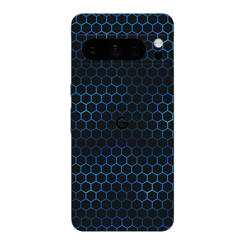 Pixel 8 Pro - Kék méhsejt hátlap fólia