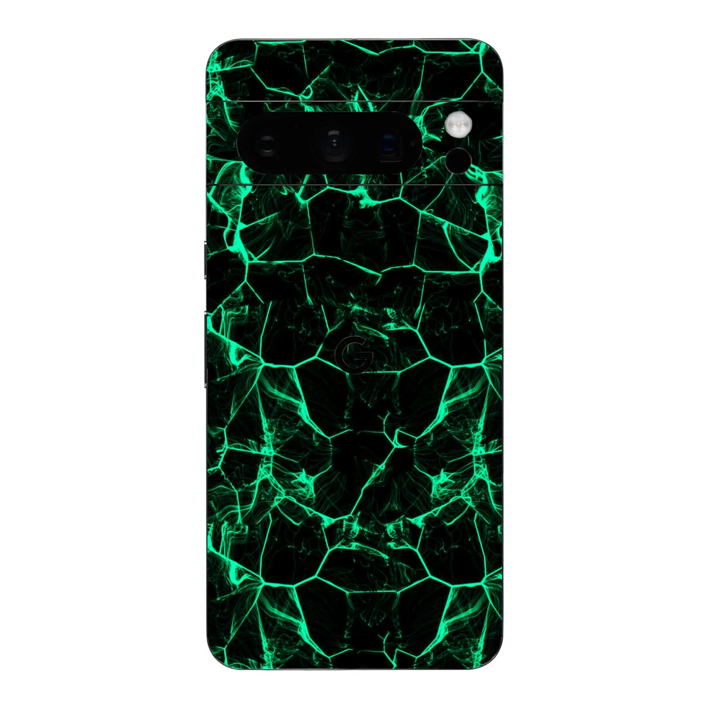 Pixel 8 Pro - Zöld füstcsíkos hátlap fólia
