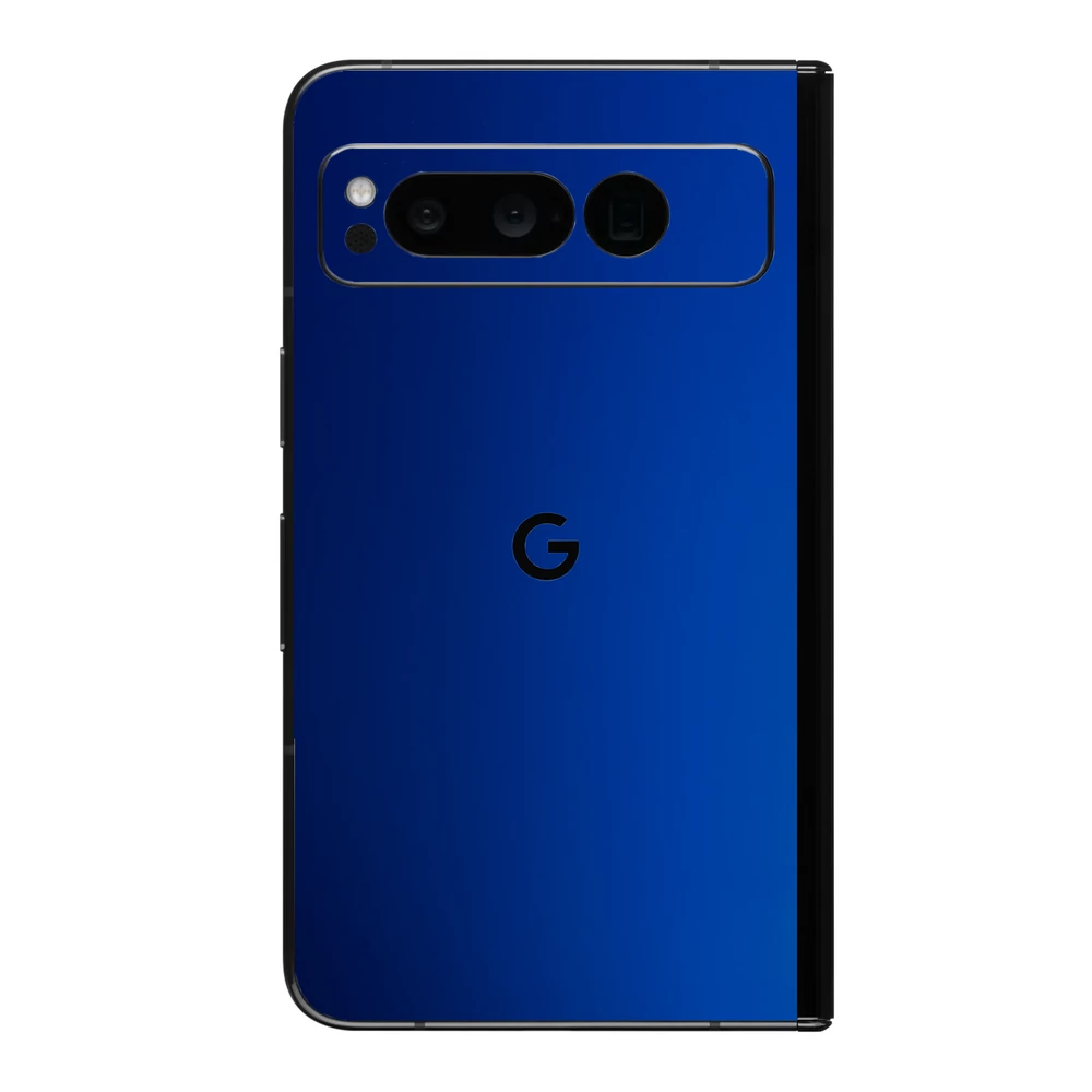 Pixel Fold - Matt króm sötétkék hátlap fólia