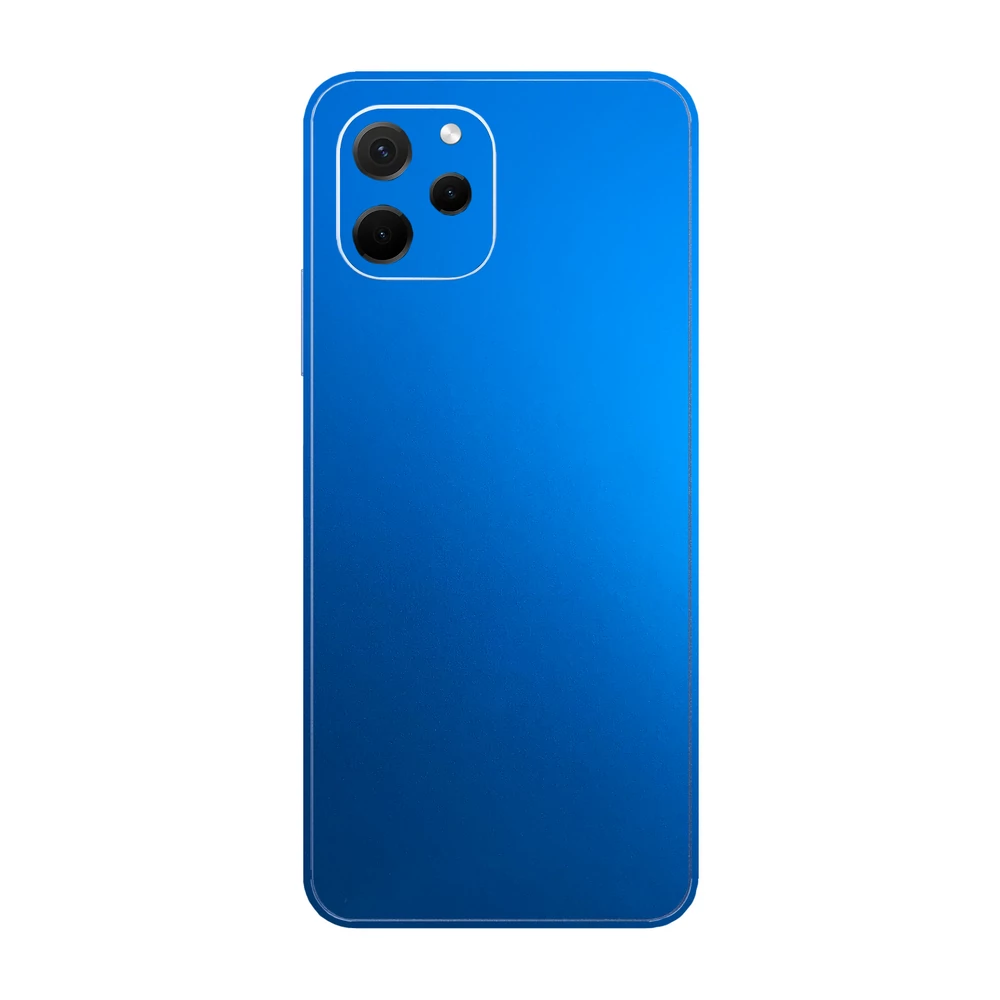 Huawei Nova Y61 - Matt króm világoskék hátlap fólia
