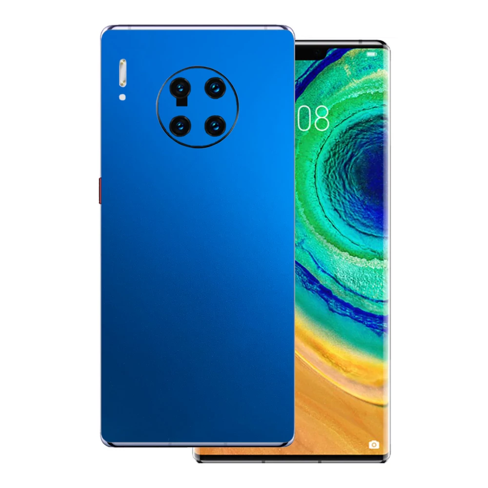 Huawei Mate 30 Pro - Matt króm világoskék hátlap fólia