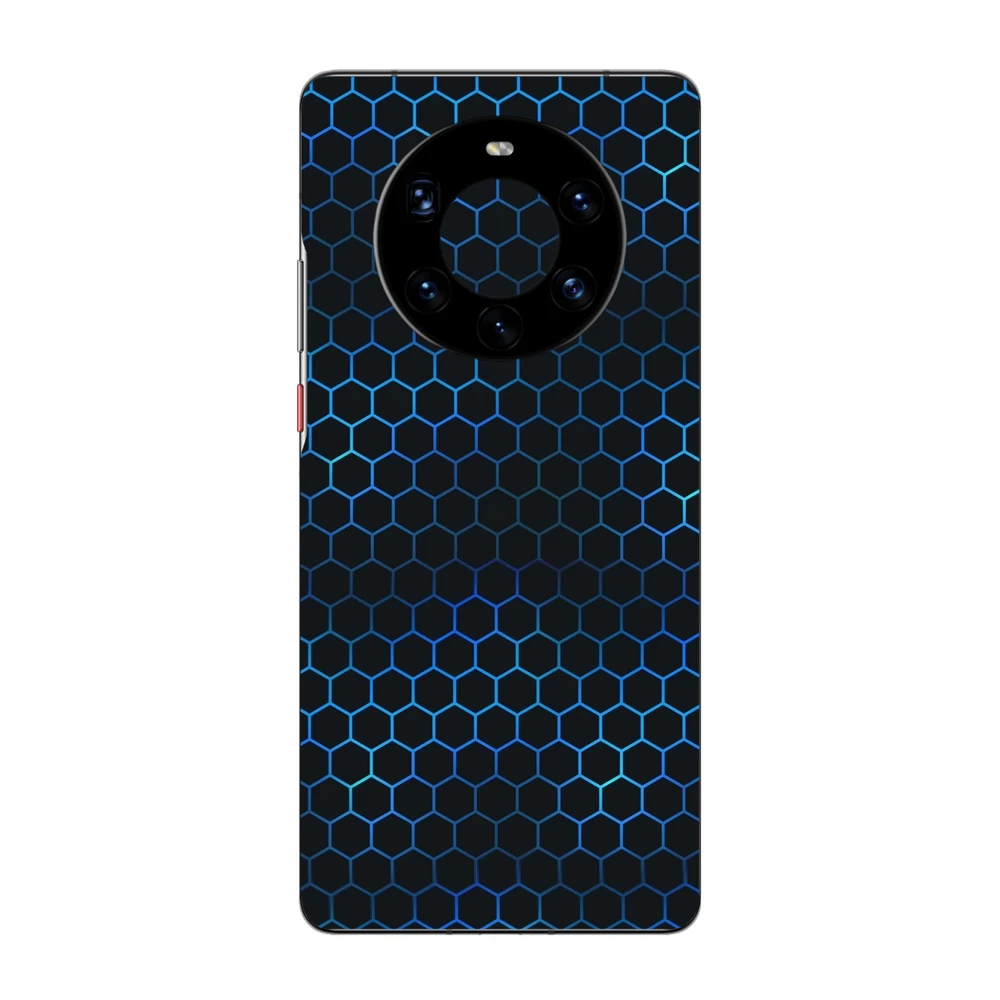 Huawei Mate 40 Pro - Kék méhsejt hátlap fólia