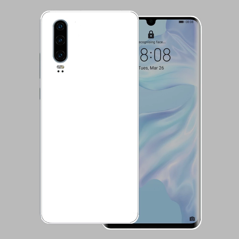 Huawei P30 - Matt fehér hátlap fólia