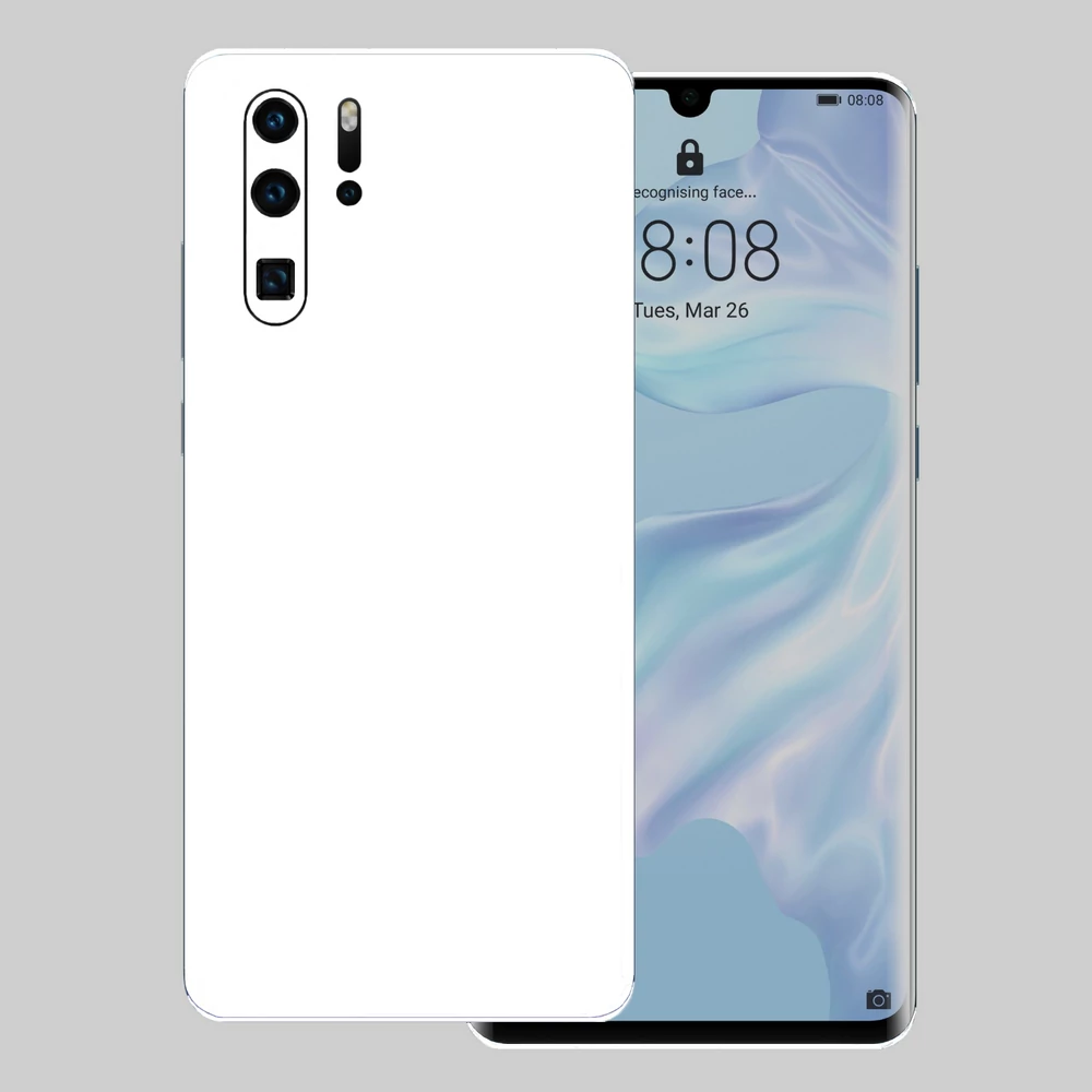 Huawei P30 Pro - Matt fehér hátlap fólia