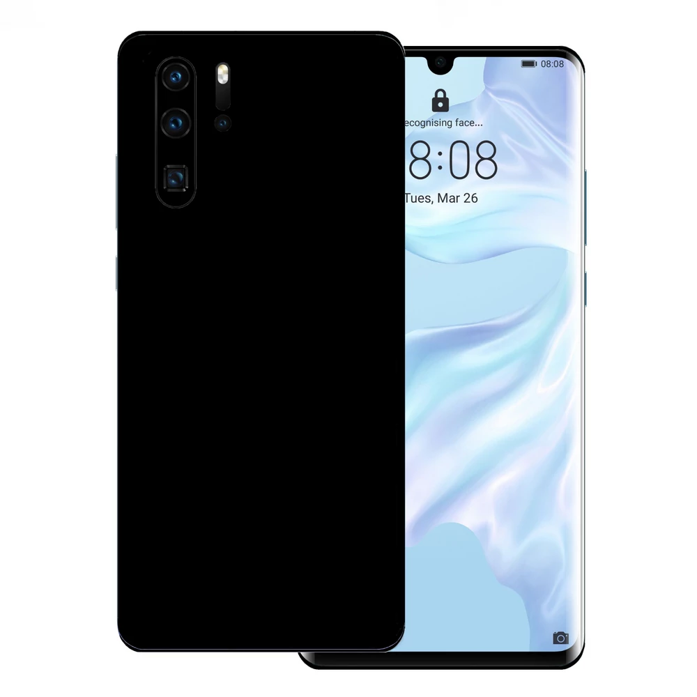 Huawei P30 Pro - Matt fekete hátlap fólia