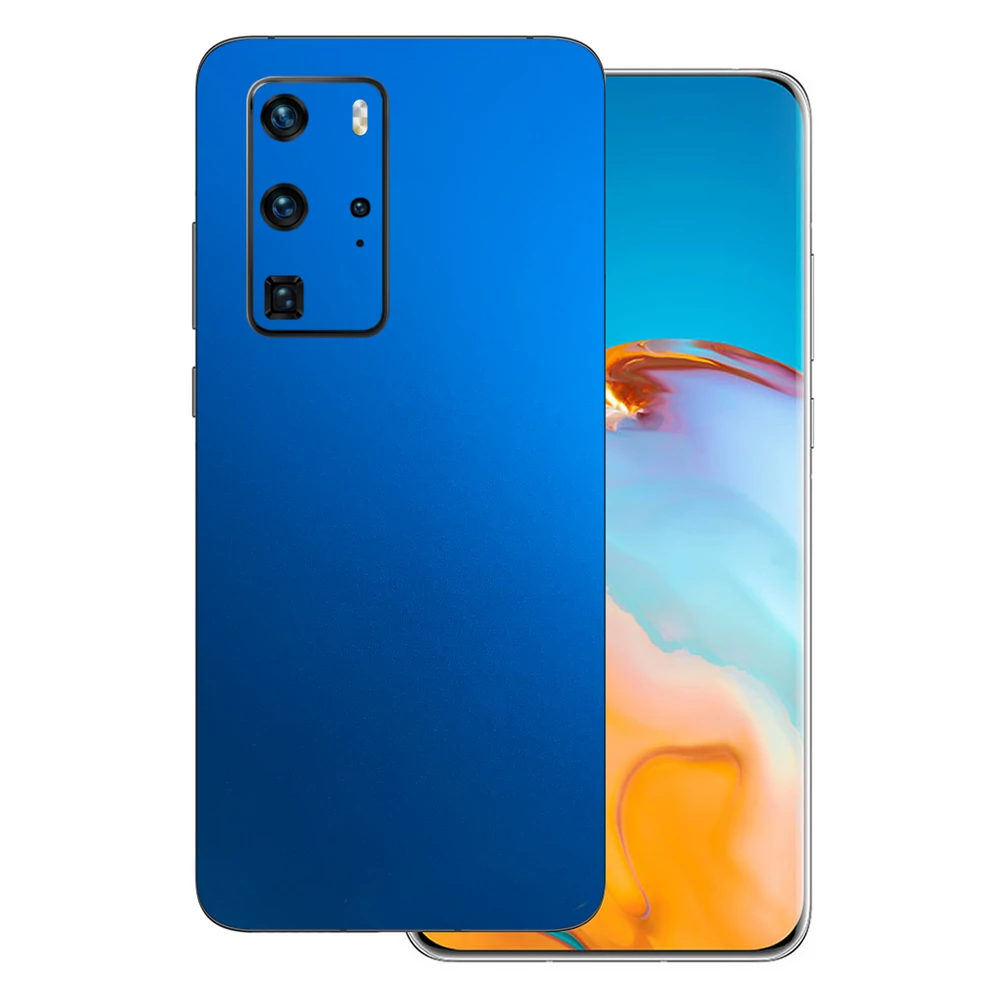 Huawei P40 Pro - Matt króm világoskék hátlap fólia