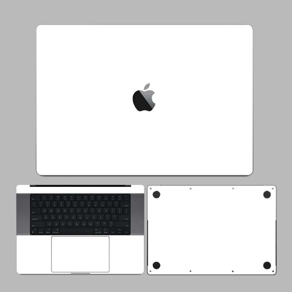 MacBook Pro 13" ( 2019, négy Thunderbolt 3 Port ) - Matt fehér hátlap fólia