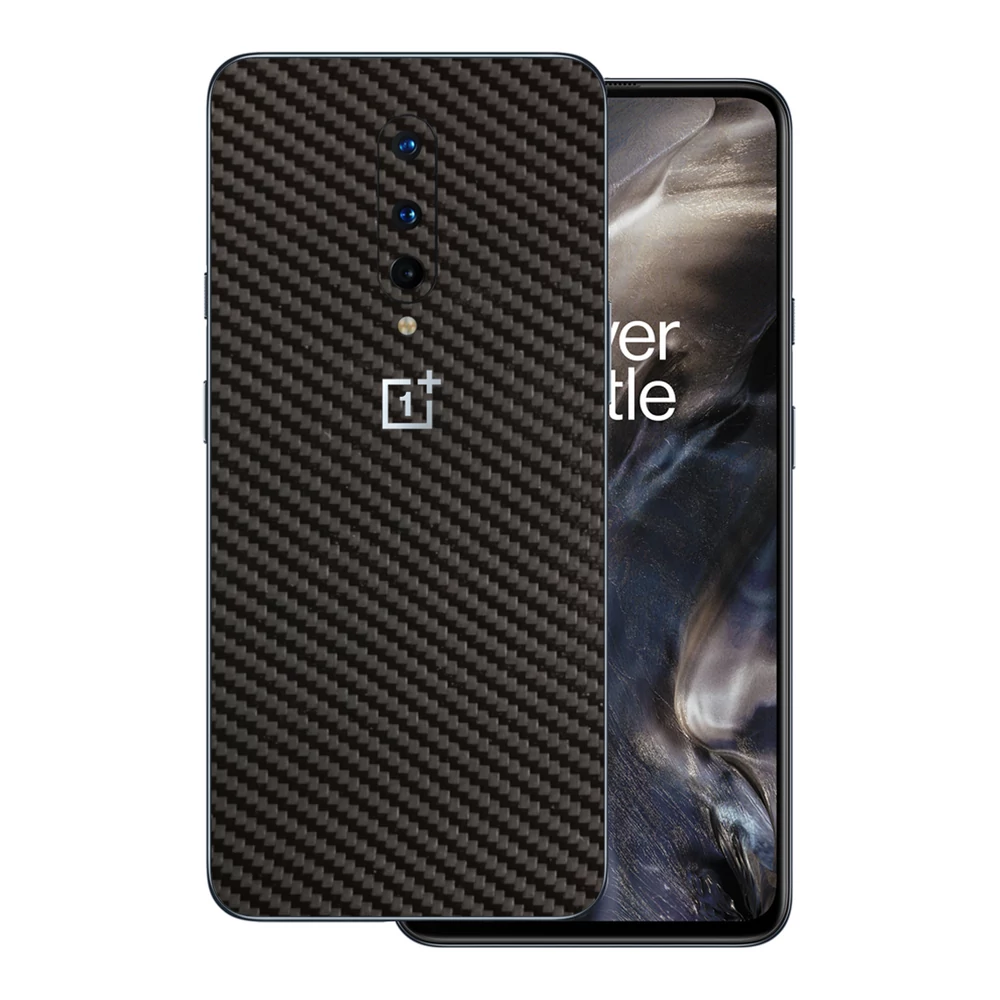 OnePlus 8 - 3D fekete karbon hátlap fólia