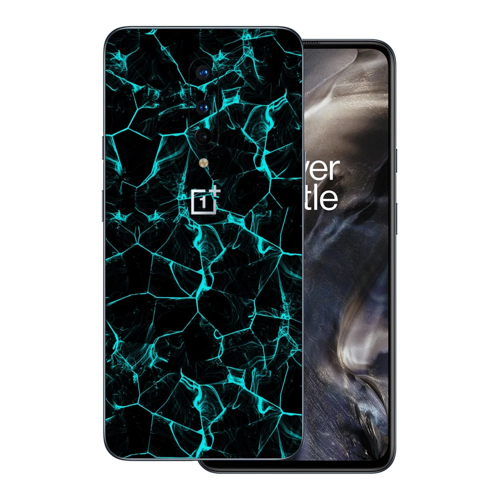 OnePlus 8 - Kék füstcsíkos hátlap fólia