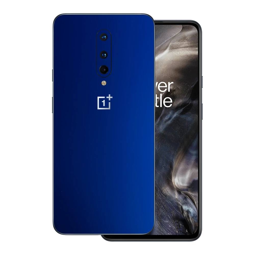 OnePlus 8 - Matt króm sötétkék hátlap fólia