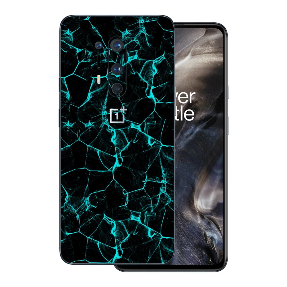 OnePlus 8 Pro - Kék füstcsíkos hátlap fólia