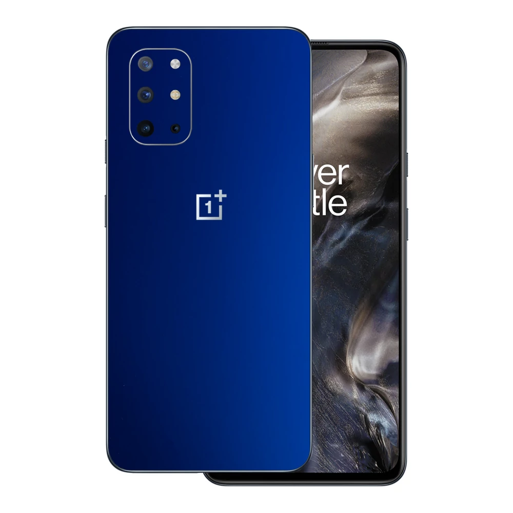 OnePlus 8T - Matt króm sötétkék hátlap fólia