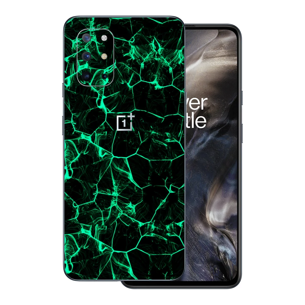 OnePlus 8T - Zöld füstcsíkos hátlap fólia