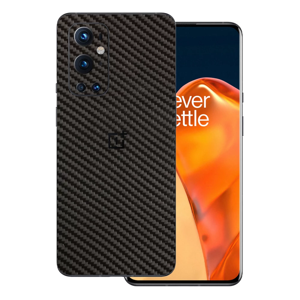 OnePlus 9 Pro - 3D fekete karbon hátlap fólia