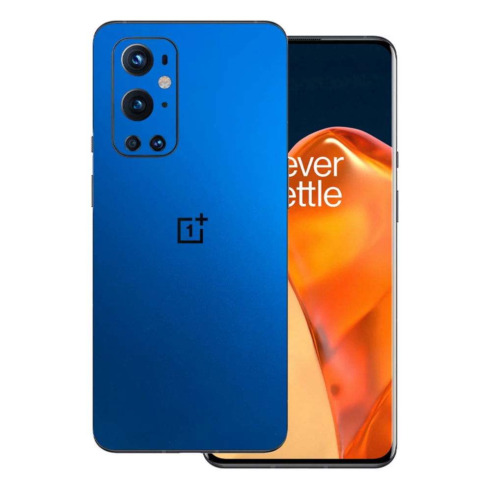 OnePlus 9 Pro - Matt króm világoskék hátlap fólia