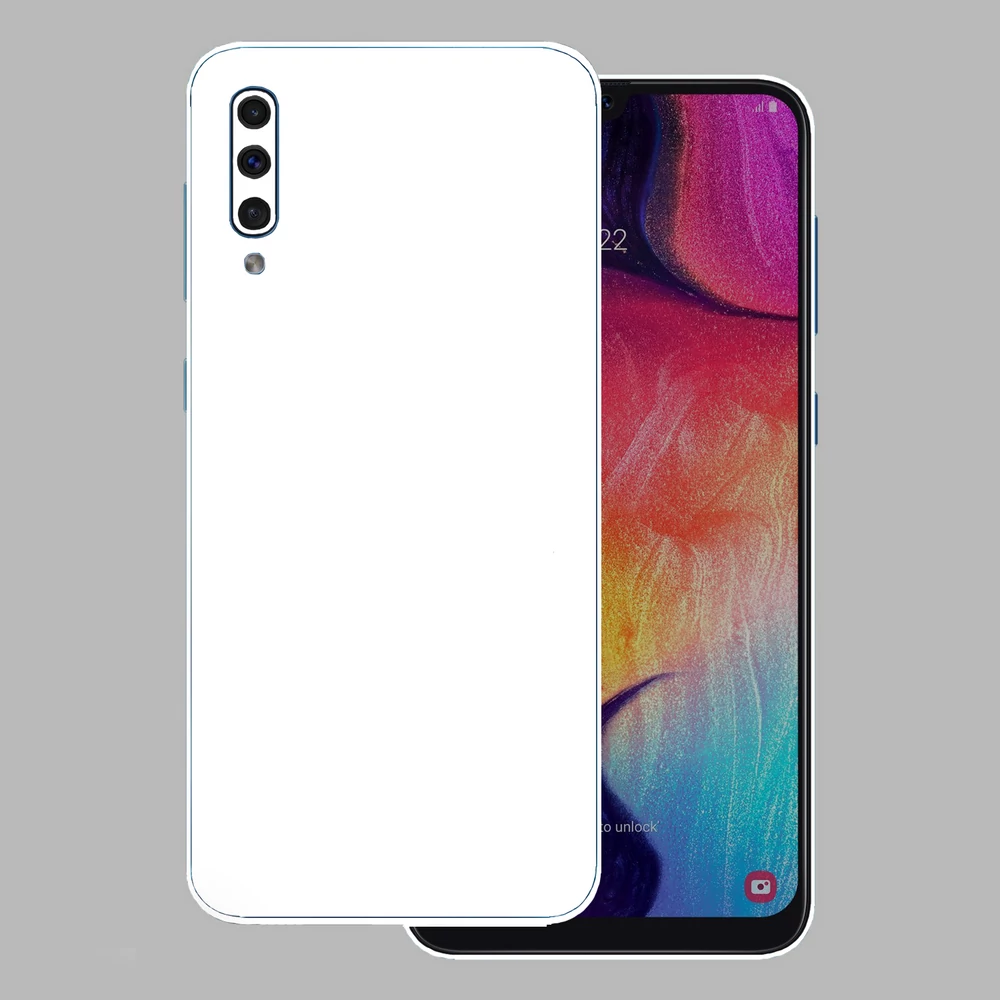 Samsung Galaxy A70 - Matt fehér hátlap fólia
