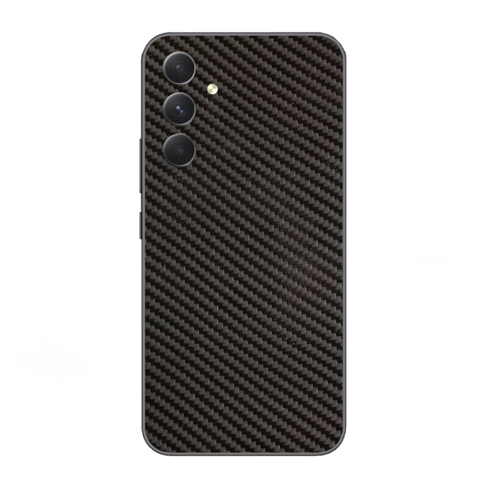 Galaxy A24 - 3D fekete karbon hátlap fólia