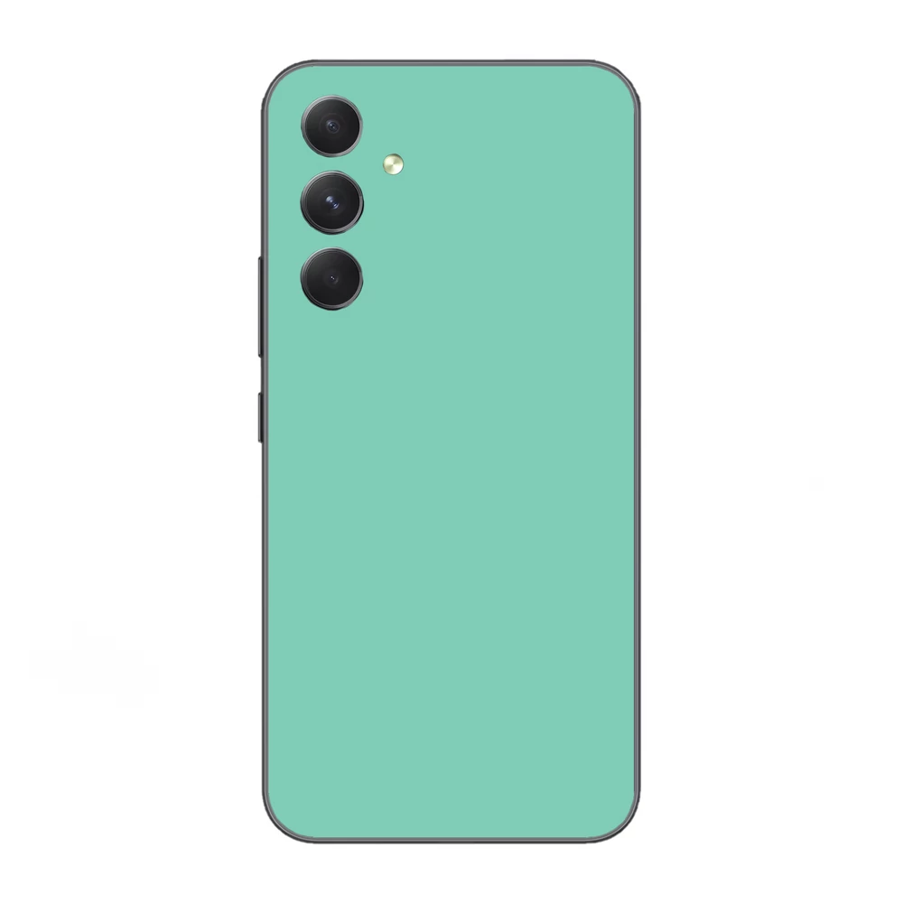 Galaxy A24 - Fényes tiffany blue hátlap fólia