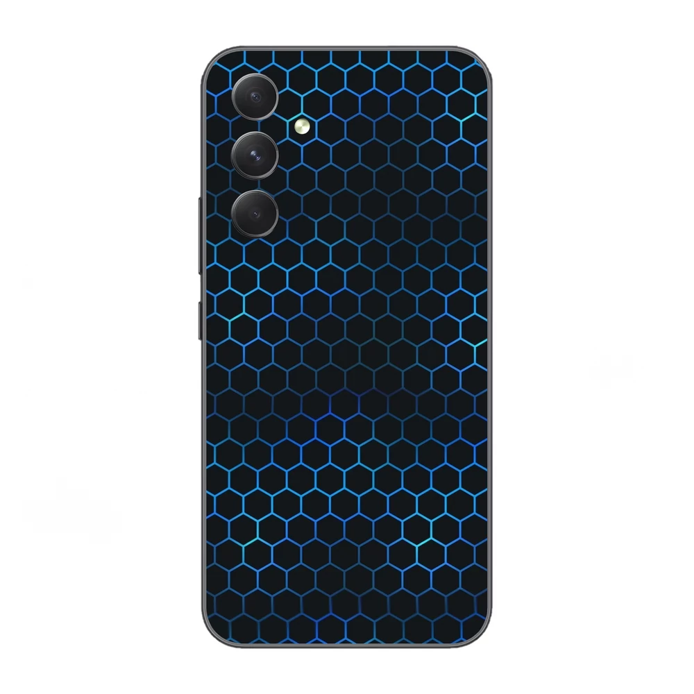 Galaxy A24 - Kék méhsejt hátlap fólia