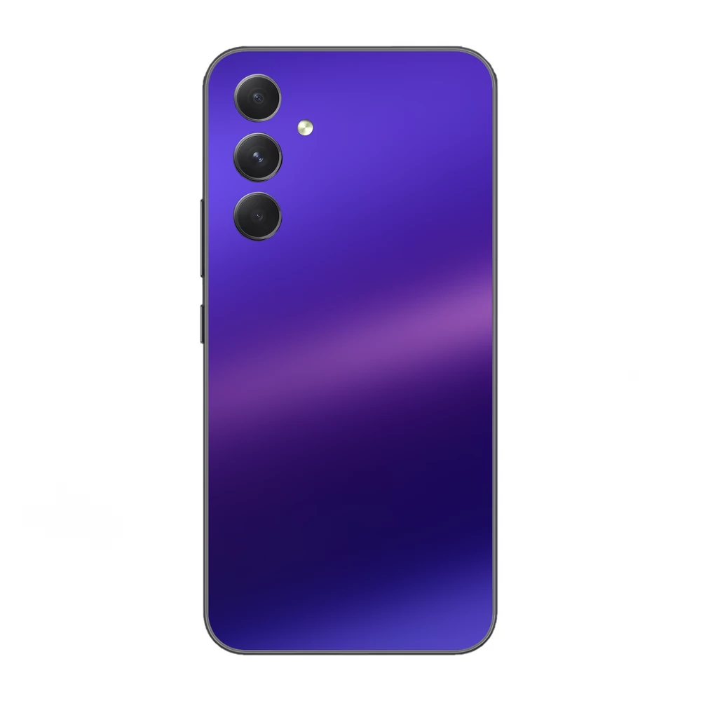 Galaxy A24 - Matt króm szatén lila hátlap fólia